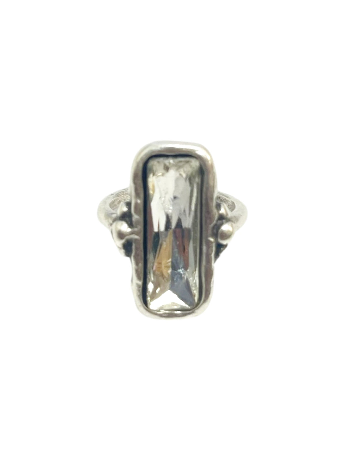Rectangle Gem Adjustable Ring