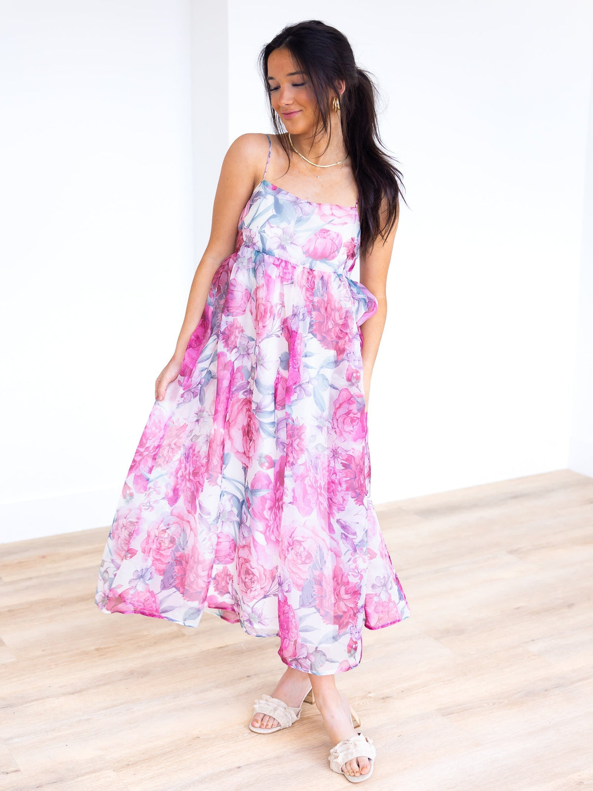 Let It Grow Floral Dress