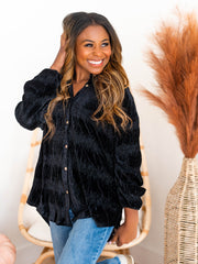 Happy Thoughts Velvet Top