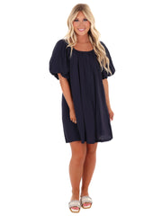 Perfectly Pleated Mini Dress