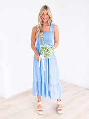 I Wonder Eyelet Maxi Dress