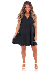 Just Like Heaven Ruffle Dress
