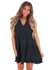 Just Like Heaven Ruffle Dress