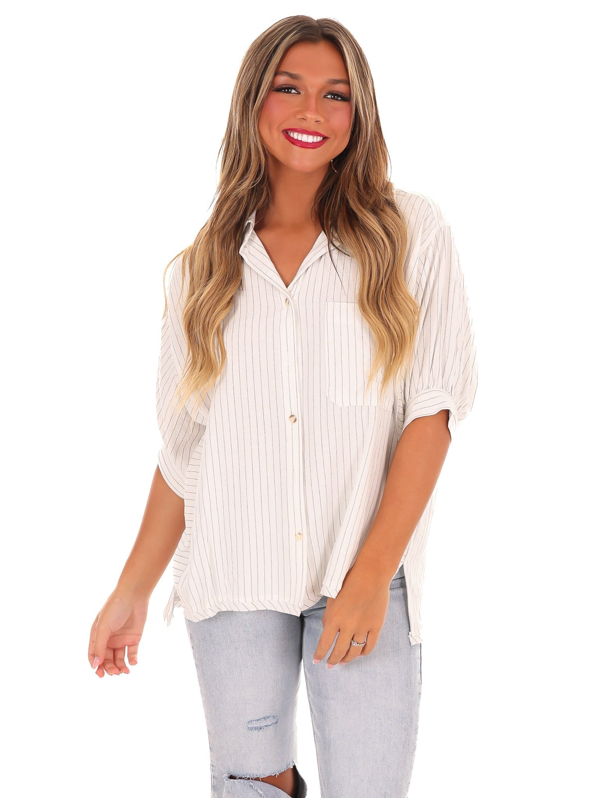 Serene Style Stripe Top