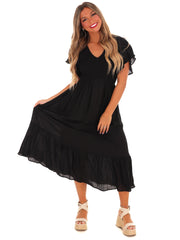 Ocean Whisper Maxi Dress