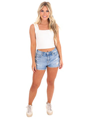 Big Ambitions Sweater Crop Top