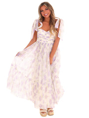 Natural Beauty Floral Midi Dress