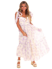 Natural Beauty Floral Midi Dress