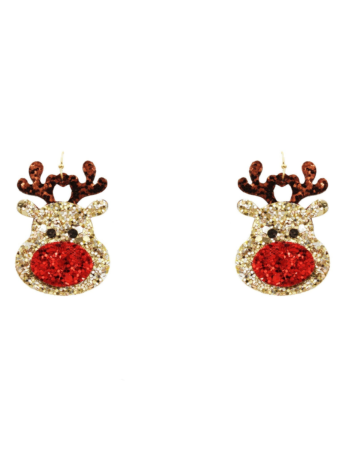 Rudolph Glitter Earrings