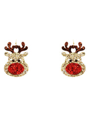 Rudolph Glitter Earrings