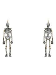 Skeleton Glitter Earrings