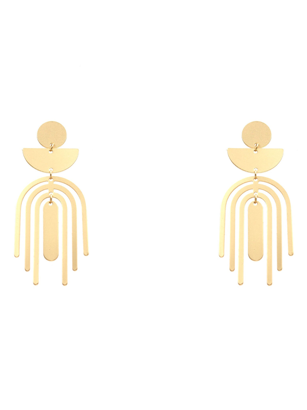 Arch Shape Dangle Earrings