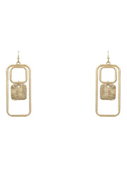 Shape Metal Dangle Earring