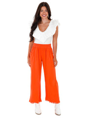 Throw the Ball Wide Leg Pants