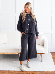 Sweet Beginnings Cropped Shacket