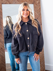 Sweet Beginnings Cropped Shacket