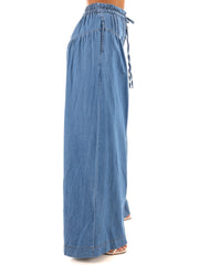 Everblue High-Waist Wide Leg Pants