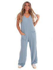 Only the Beginning Ribbed Jumpsuit