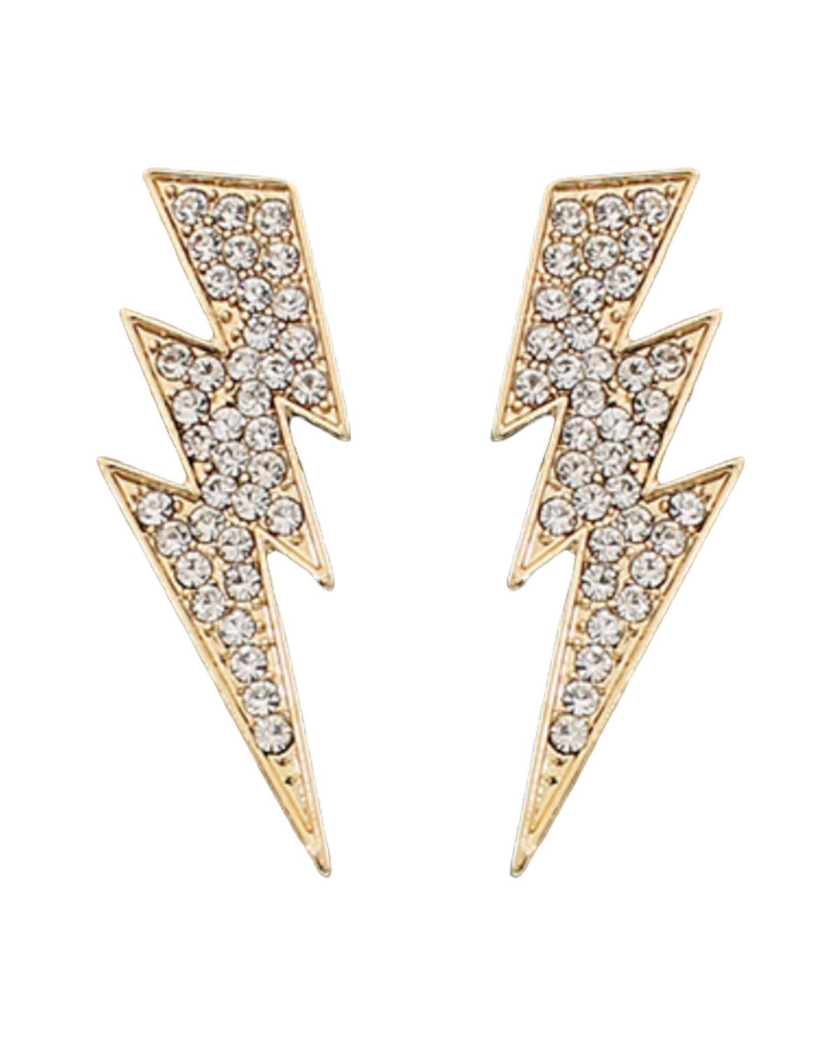 Lightning Rhinestone Earrings