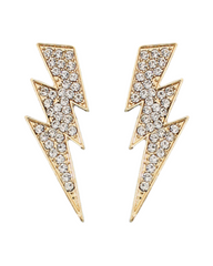 Lightning Rhinestone Earrings