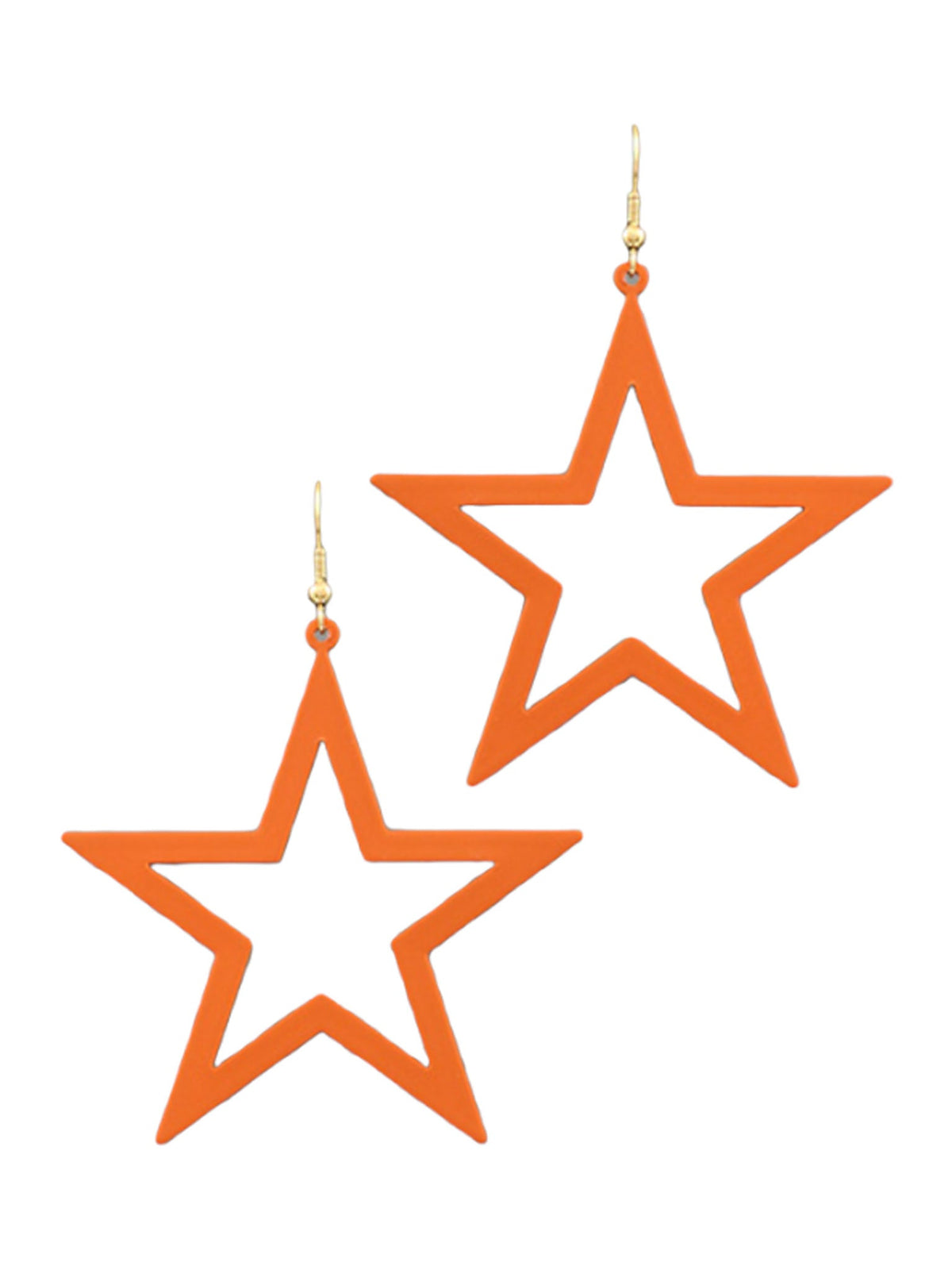 Color Coat Star Earrings