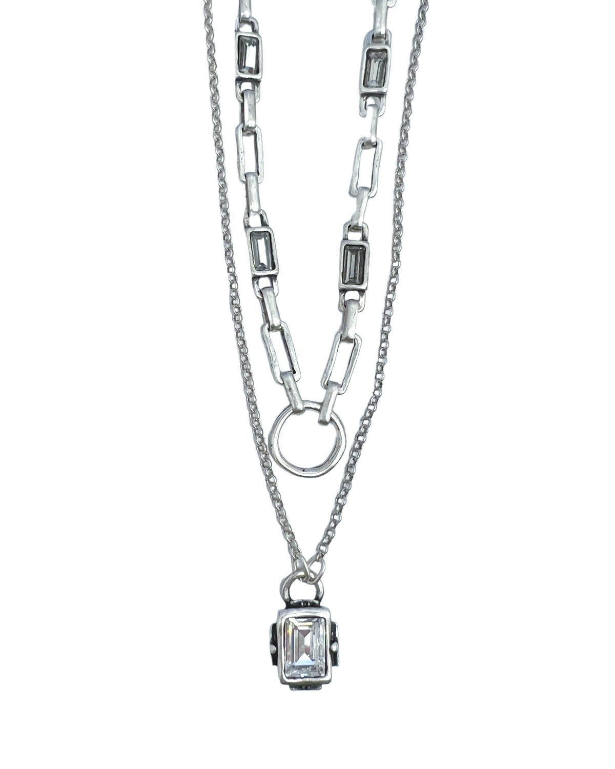 Peacock Silver Necklace