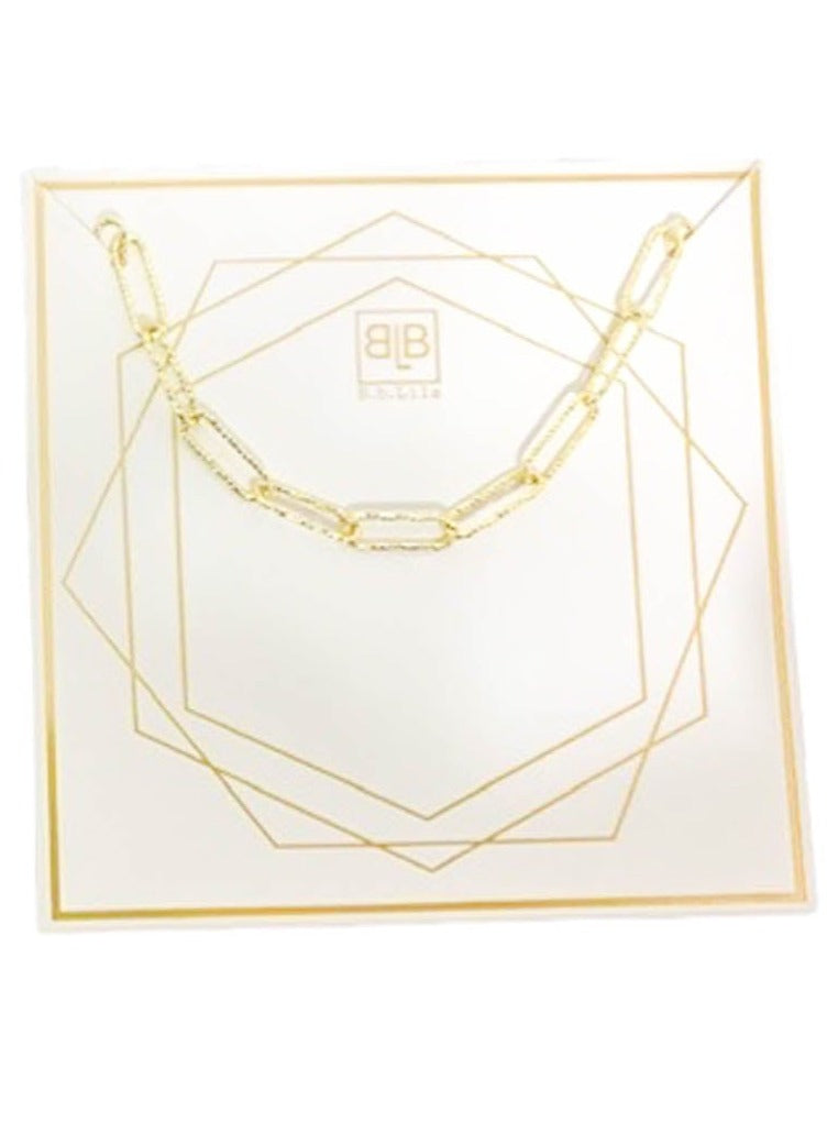 Link to Link Hammered Chain Choker