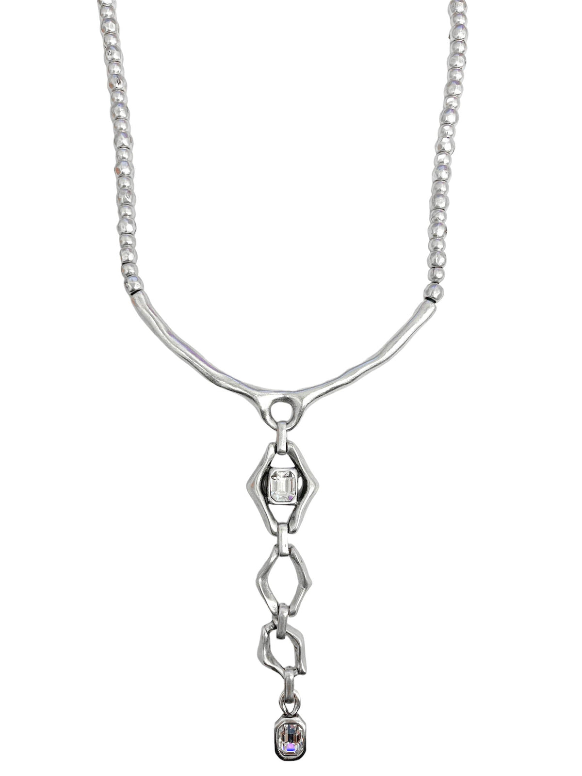 Space Silver Necklace