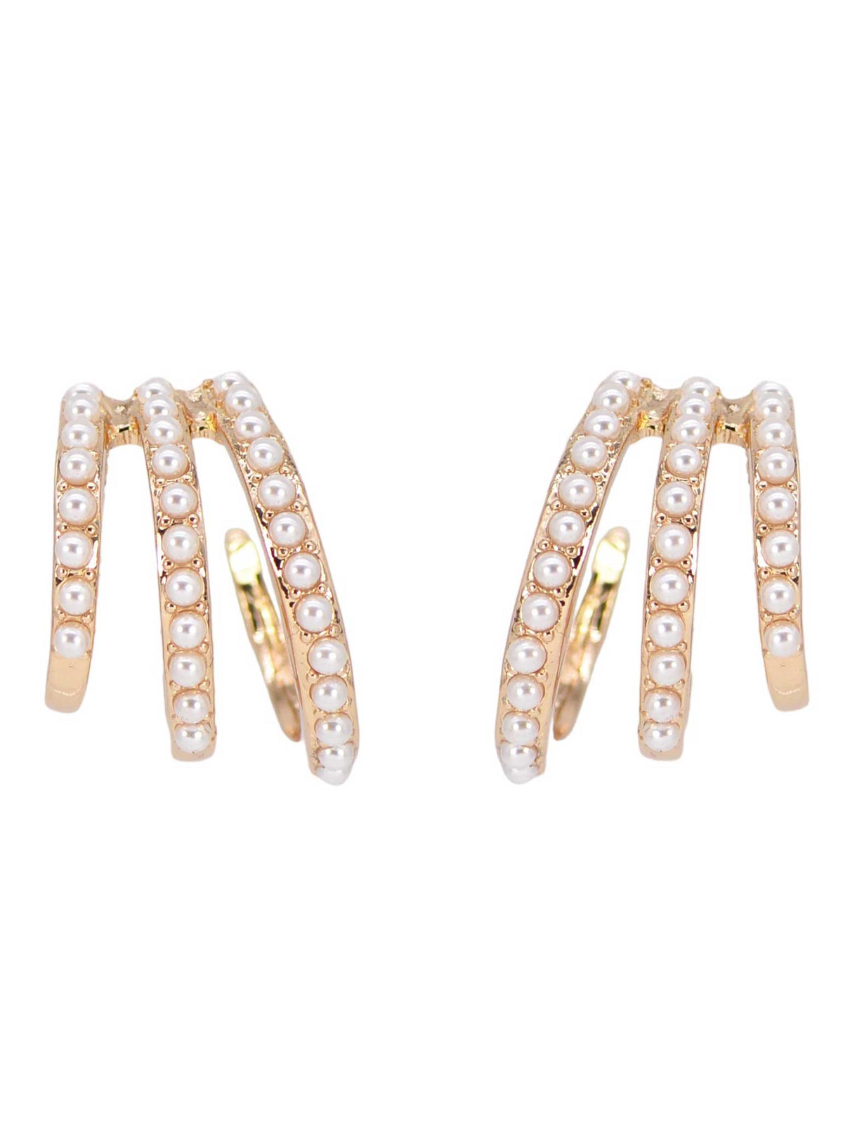 Pearl Hoop Earrings