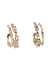 Double Line Hoop Earrings