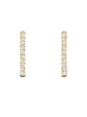 CZ Bar Earrings