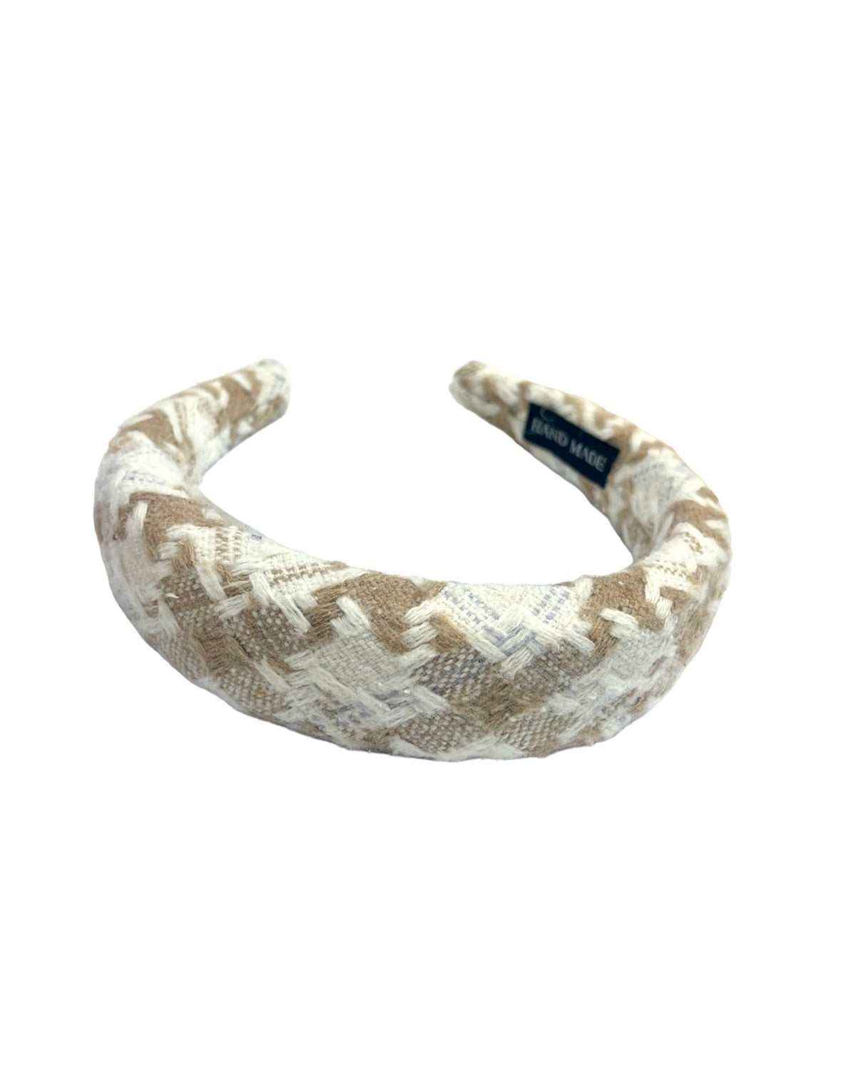 Two Tone Taupe Tweed Headband