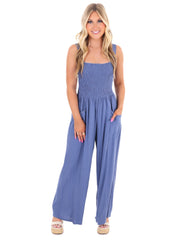 How it Should Go Linen Jumpsuit