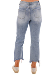 Let me Go High Rise Crop Jeans