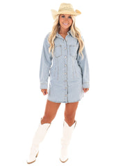 Blue Sky Denim Dress