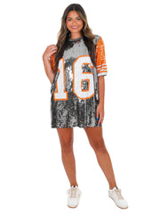 16 Sequin Jersey Dress