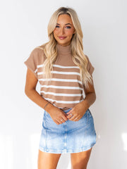 From the Start Stripe Top