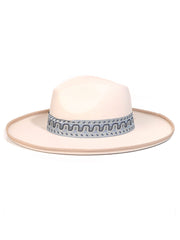 Boho Stripe Pattern Strap Hat