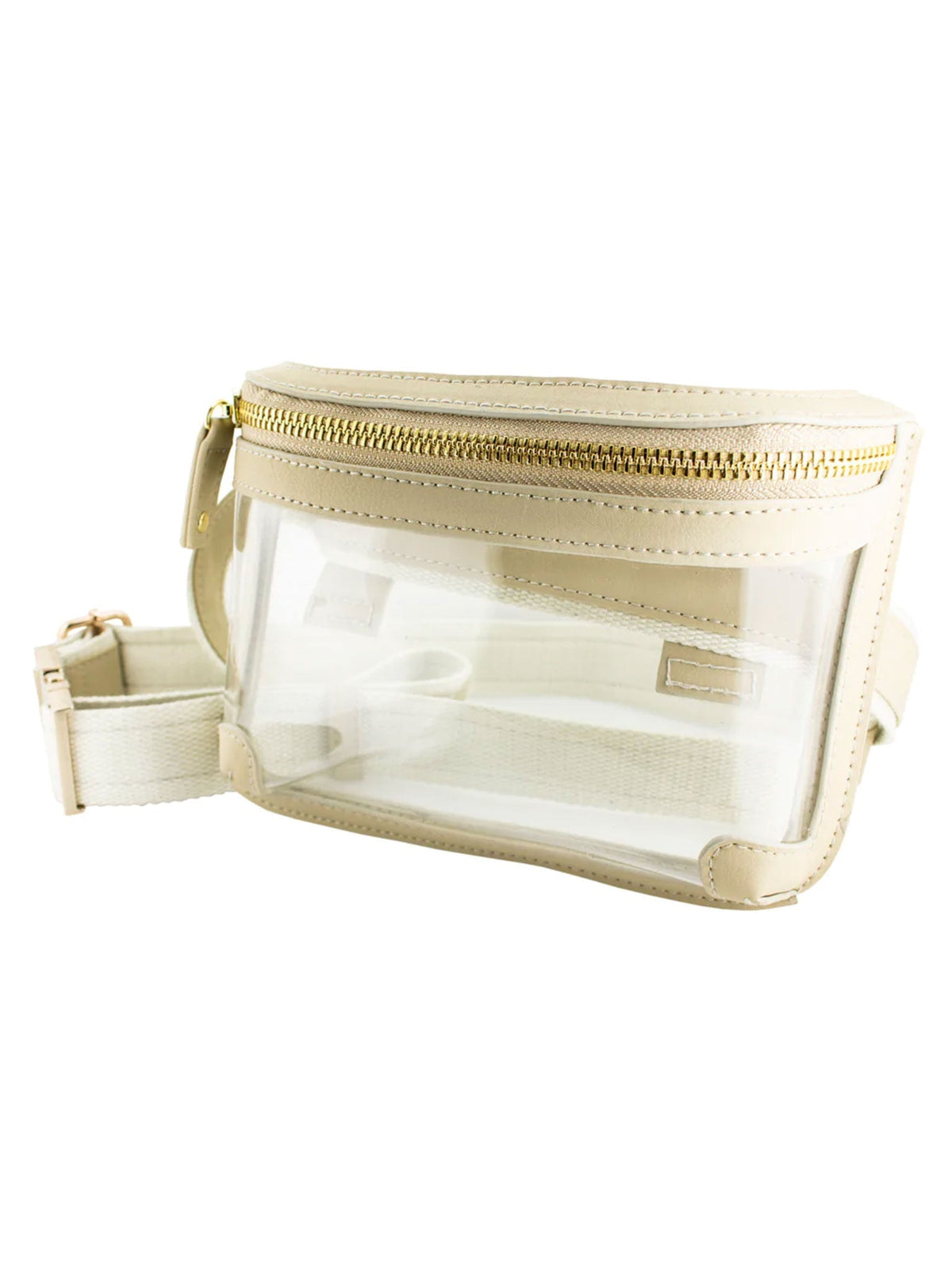 Clear Gold Belt Bag
