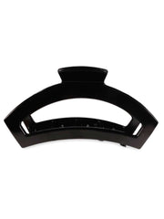 Teleties Open Jet Black Large Hair Clip