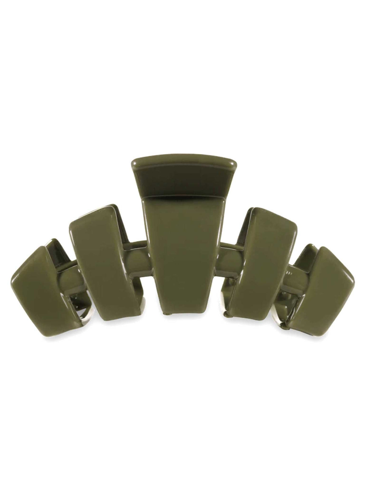 Teleties Classic Olive Large Hair Clip