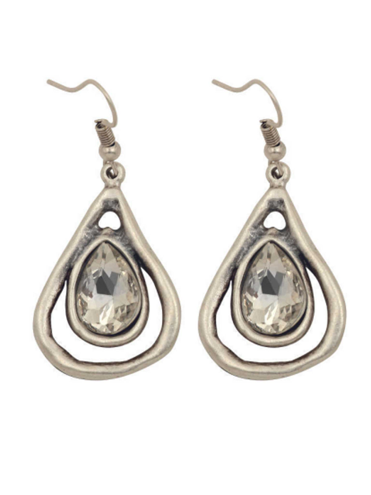 Maddie Silver Teardrop Earrings
