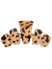 Teleties Classic Blonde Medium Tortoise Hair Clip