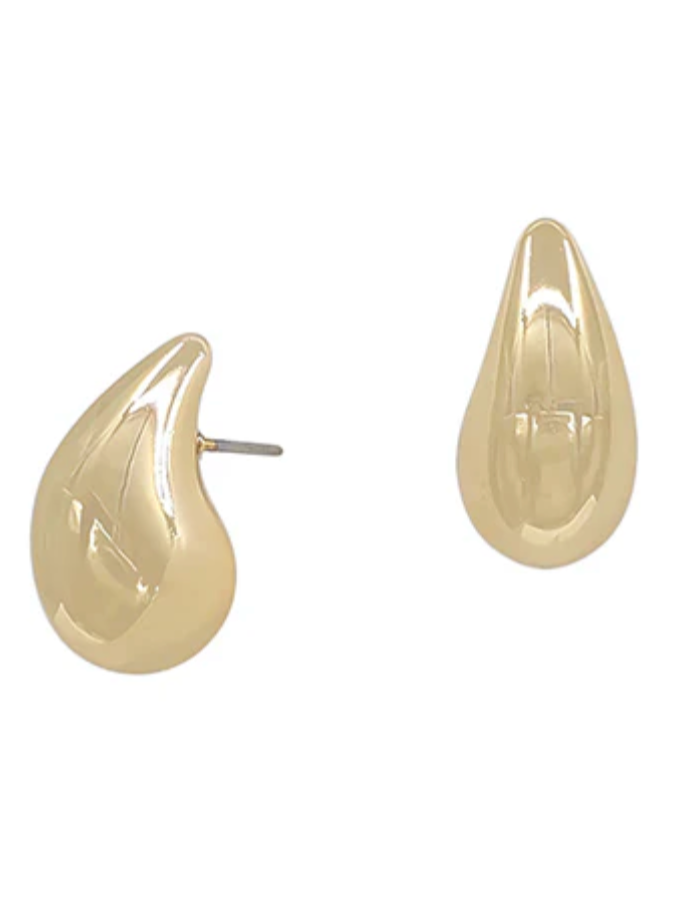Small Teardrop Post Earring