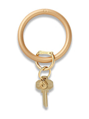 sOlid gOld Rush silicOne Big O Key Ring