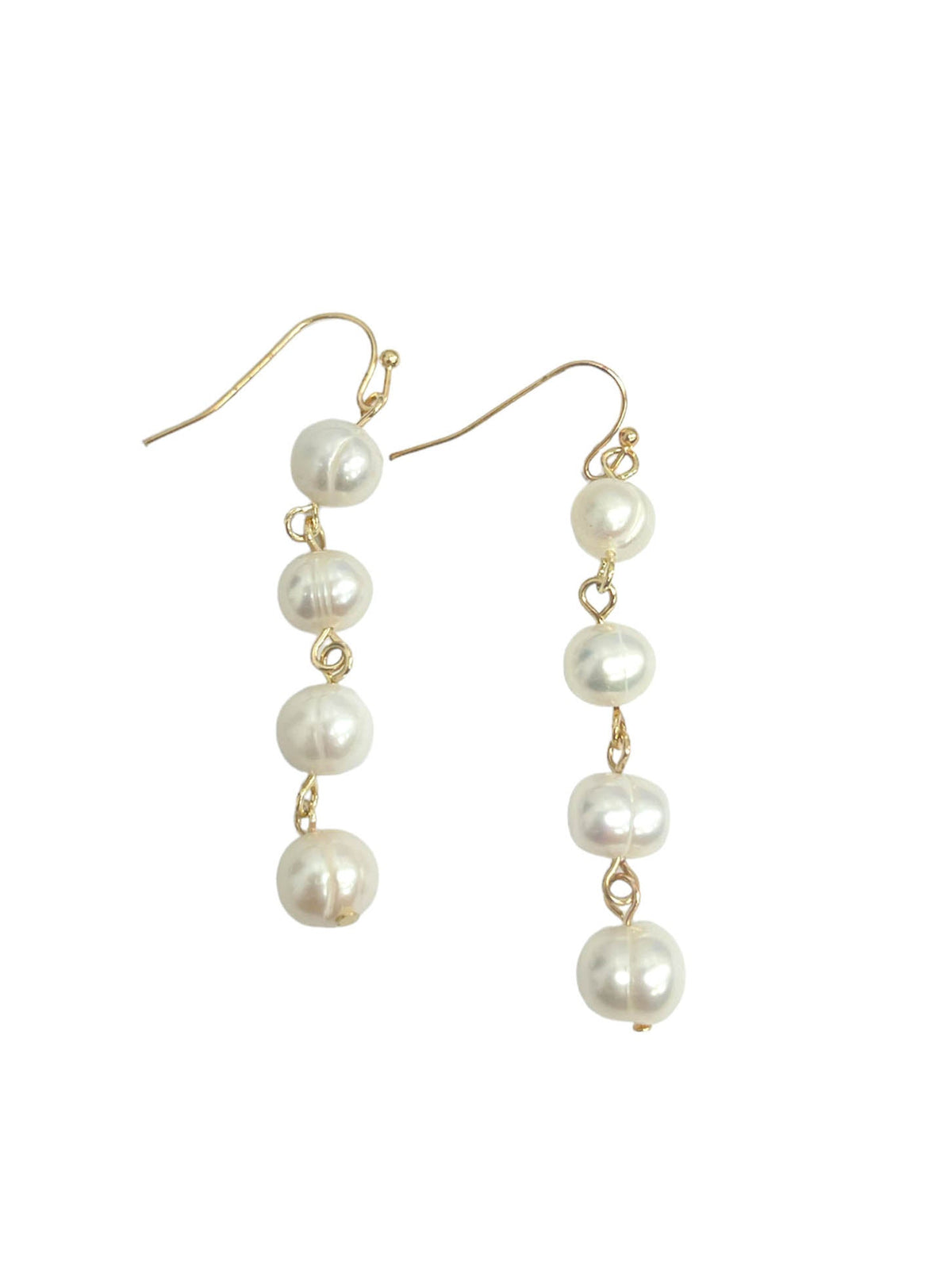 Freshwater Pearl Link Dangle Earring