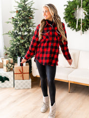 Northern Attitude Plaid Top