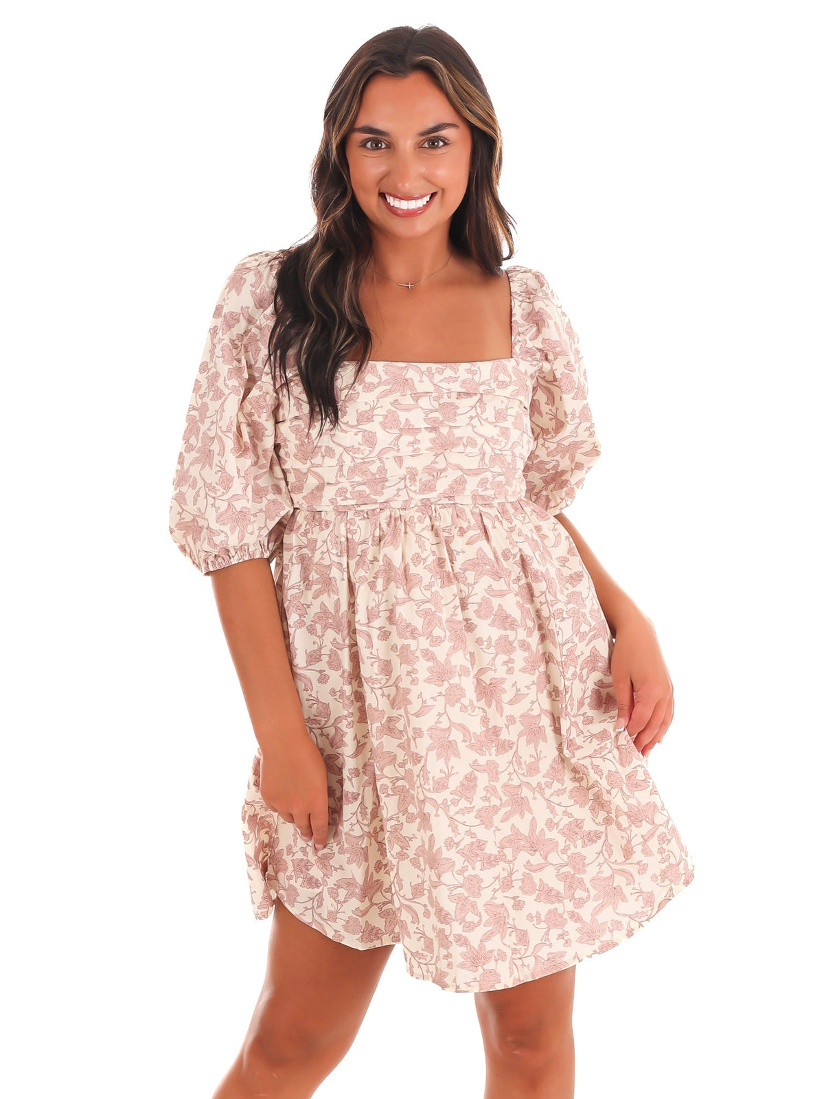 Petal Perfection Floral Mini Dress