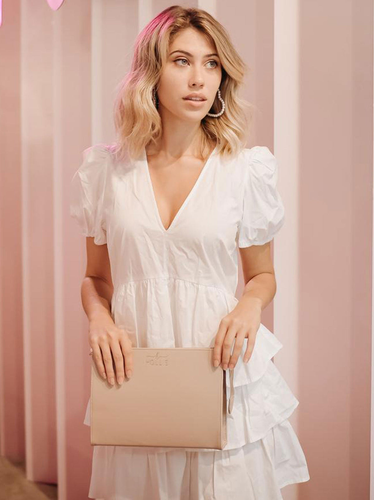 Hollis Accessory Pouch - Nude